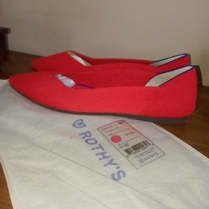 Rothy's red flats new